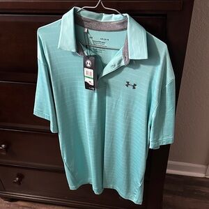Under Armour Men's Light Blue Polo Shirt